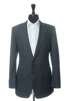 Canali Grey Check Wool Slim Fit Suit 31921 - Image 1 of 4