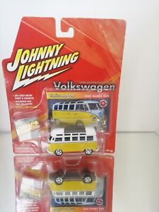 Johnny Lightning Vw Volkswagen Samba Bus 1965 On Blister