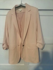 H&M light Elegant Peach Blazer - Picture 1 of 6