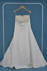 Margaret Lee Ivory Beaded Bridal Gown & Bolero  Sparkle Aline Train Size 14