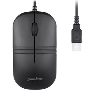 Perixx PERIMICE-503 B, wasserdichte Maus, USB kabelgebunden, schwarz - Bild 1 von 2