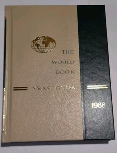 The World Book Encyclopedia: Year Book 1988 Review of Events of 1987 Hard Cover  - Picture 1 of 3