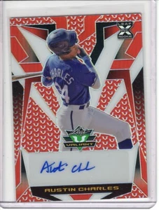 2023 LEAF ECLECTIC VALIANT AUSTIN CHARLES ROOKIE/RC AUTO #2/9 - Picture 1 of 2