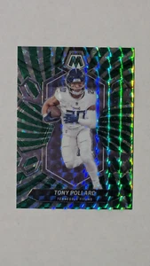 Tony Pollard 2024 Panini Mosaic #212 Green Swirl Mosaic Prizm /13 Titans - Picture 1 of 4