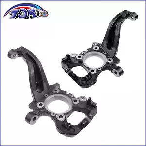 Pair Front Steering Knuckle Spindle for 04-08 Ford F-150 Lincoln Mark LT 5.4L V8 - Bild 1 von 10
