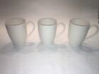 (3) Villeroy & Boch City Life Metropolitan White Porcelain Coffee Tea Mugs 