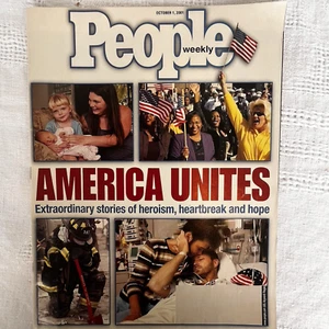 People Weekly - October 1,2001 America United 9/11 Cover - Picture 1 of 11