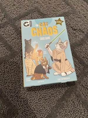 Cat Chaos Kids Card Game Celebrity Edition 2017 New Sealed - Image 1 of 2