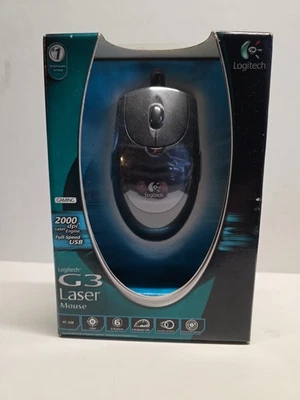 Logitech G3  Gaming Mouse New In Box  Rare 2006 - Image 1 of 4
