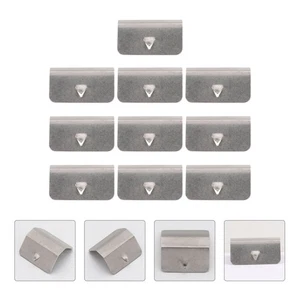 10 Pcs Automotive Supplies Car Wind Deflector Clips Metal Retaining Clip - Bild 1 von 12