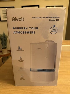LEVOIT Classic 200S -RBL Smart Ultrasonic Cool Mist Humidifier - White BRAND NEW - Picture 1 of 5