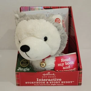 HALLMARK Jingle All The Way Interactive Plush Husky Buddy & Story Book - Picture 1 of 8