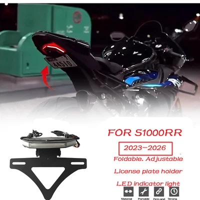 Luzes de freio de sinal LED/Eliminator de para-lama versão europeia para BMW S1000RR 2023-25 - Imagem 1 de 4