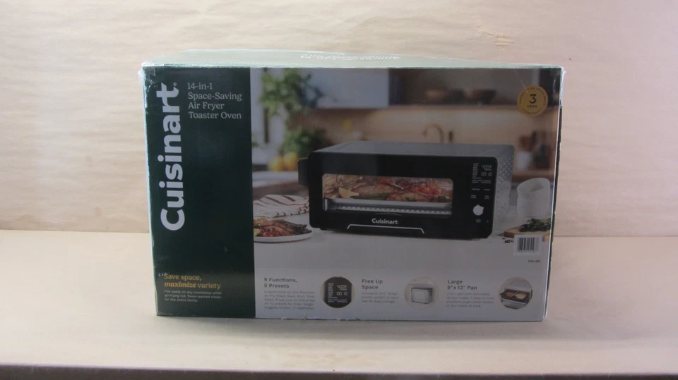 Horno Freidora de Aire Digital Cuisinart 14 en 1 Ahorro de Espacio con Sartén 2 en 1 9"x13" Foto 1 de 4