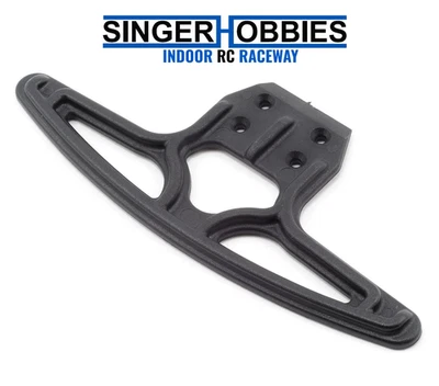 RPM 80042 Extra Wide Front Bumper (Black) RC10/RB10/SR10 - Image 1 of 2