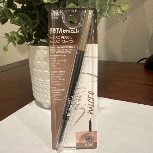 MAYBELLINE BROW PRECISE MICRO PENCIL #250 Blonde - Sealed - Image 1 of 1