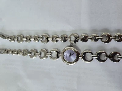 Reloj Mujer Accurist Color Plata Eslabón Pulsera Set LB293 / SR521SW Foto 1 de 4
