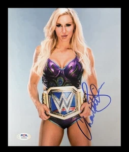 WWE CHARLOTTE FLAIR SIGNED 8X10 AUTOGRAPHED PHOTO WITH PROOF AND PSA COA 54 RARE - Picture 1 of 3