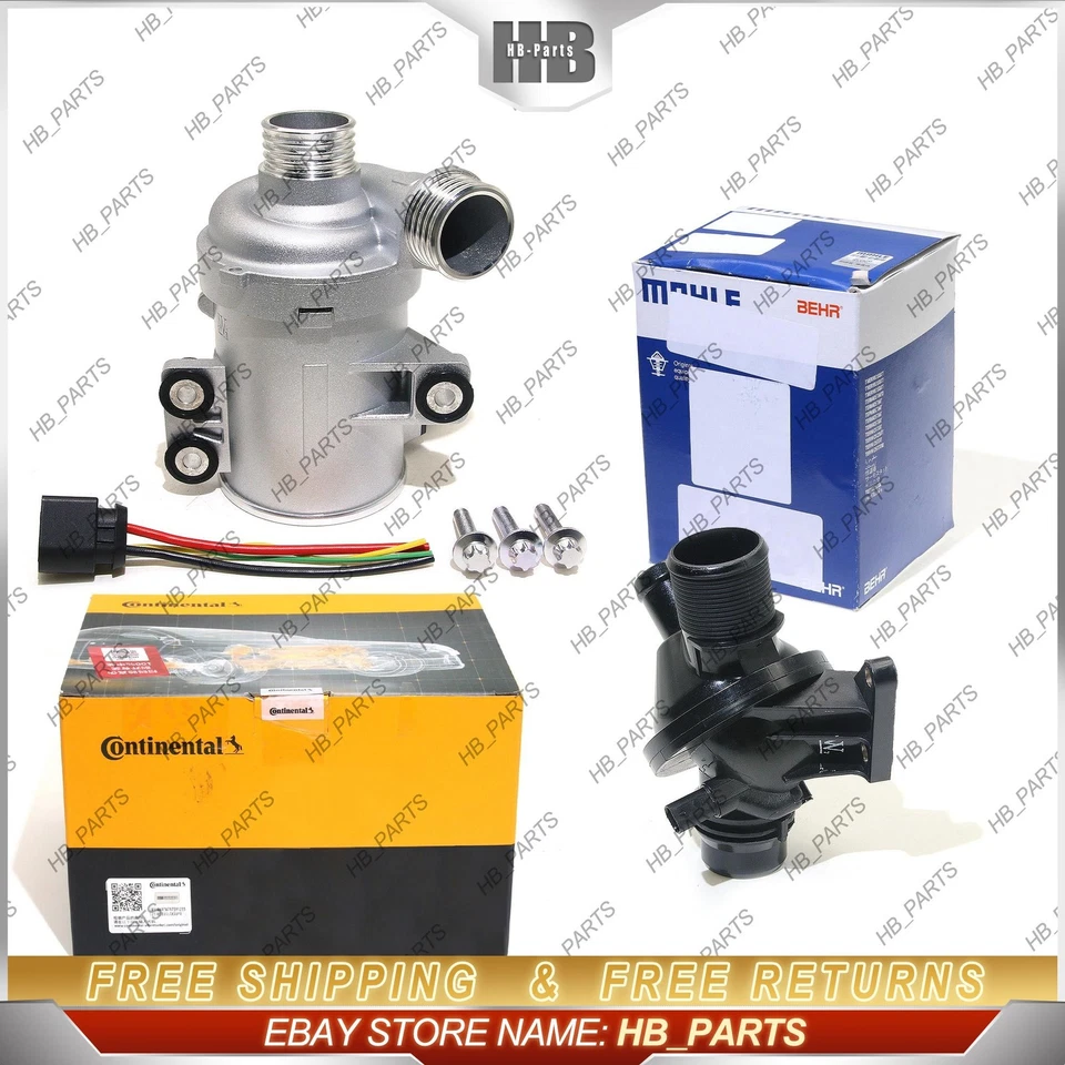 Continental Water Pump 11518635089 &MAHLE Thermostat 11538635689 for BMW N20 OEM - Image 1 of 4