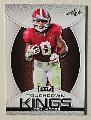 2019 Leaf Draft - Touchdown Kings Josh Jacobs #84 (RC) - Image 1 of 4