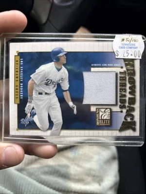 Camiseta deportiva con tarjeta de béisbol Shawn Green Los Angles Dodgers Throwback Threads Foto 1 de 2