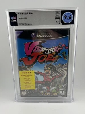 VIEWTIFUL JOE Nintendo Black Label Gamecube Graded WATA 9.6 A+ Brand New SEALED - Image 1 of 2