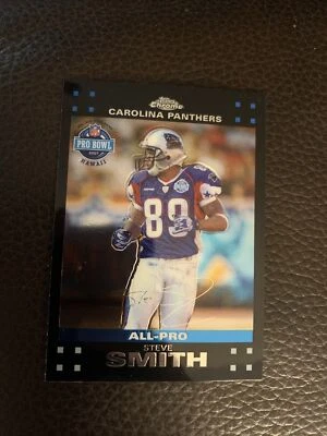 2007 Topps Chrome #TC158 Steve Smith Carolina Panthers - Image 1 of 2