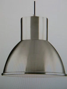 Sea Gull Lighting 6517401-962 Division Street 1 Light Brushed Nickel Pendant - Picture 1 of 4