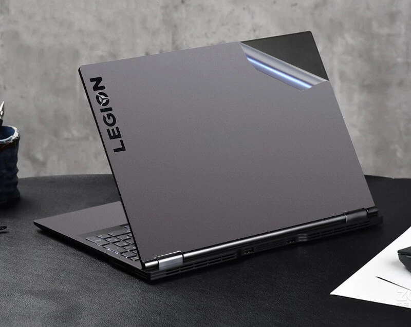 Black Matte Laptop Sticker Skin Cover for Lenovo Legion Slim 7 7i 15" Gen6 2021 - Image 1 of 4