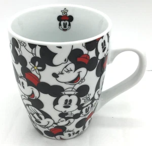 Mickey Minnie All Over Kaffeetassen Teetasse schwarz weiß Maus Vintage Disney - HC - Bild 1 von 6