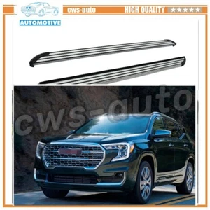 2PCS Running Boards Fits For GMC Terrain 2018-2024 Side Step Nerf Bar Pedal - Picture 1 of 7