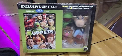 'The Muppets' Movie & Exclusive Gift Set Blu/DVD Combo Sealed New Out Of Print - Imagem 1 de 2