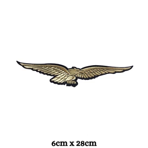 Flying Eagle Embroidery Patch Iron On Sew On Badges Applique Gift - Foto 1 di 1