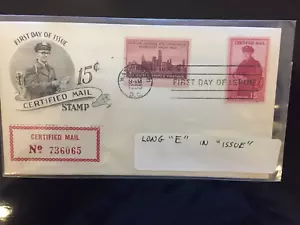 United States Scott's #FA1(F/VF) on first day cover plus #943, see pictures - Picture 1 of 2