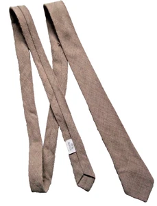 Tie Necktie Mens Vintage JEAN PAUL BROWN BEIGE 1980s 1990s - Picture 1 of 4