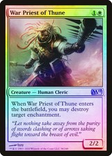 War Priest of Thune FOIL Magic 2011 / M11 NM White Uncommon MTG CARD ABUGames