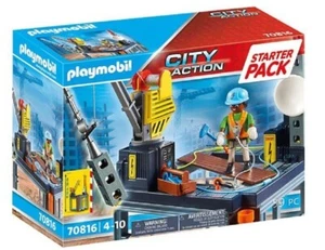 Playmobil 70816 Base Pack Construcción Con Torno de Cable Nuevo/Emb.orig - Imagen 1 de 1