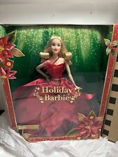 Barbie Signature 2022 Holiday Doll 12" Blonde Wavy Hair Red Gown NEW