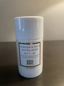 DeoDoc Ingrown Hair Exfoliator Fresh Coconut 1.4 fl oz 40 ml Full Size Sealed - Picture 1 of 4