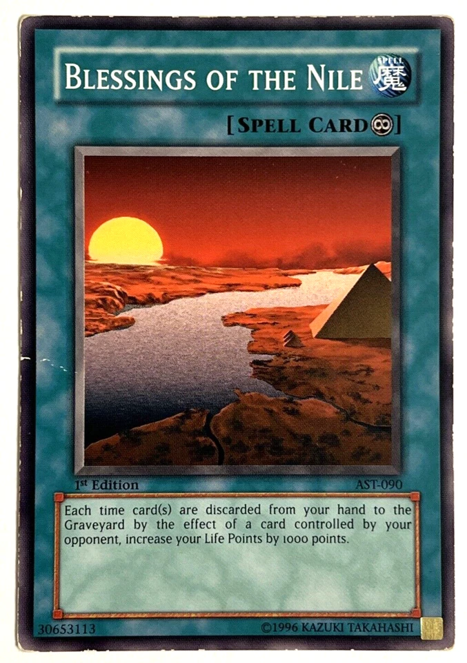 YuGiOh! - Blessings of the Nile - AST-090 - 1st Edition - Common - Image 1 of 1