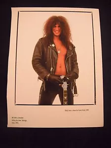 Guns N Roses GnR Live Coffee Table Book Photo Page Slash 1992 - Bild 1 von 1