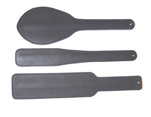 Edle Leder Klatsche Paddle Peitsche aus hochwertigem Rindsleder  