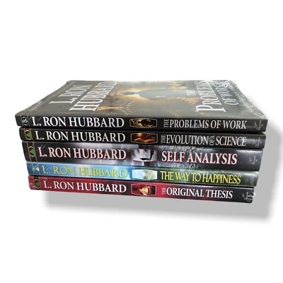 *NEW/SEALED* Lot of 5 L. Ron Hubbard Scientology/Dianetics Paperback Books - Image 1 of 3