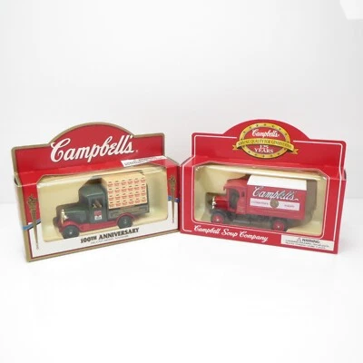 坎贝尔 SOUP 卡车 - 复古 LLEDO DAYS GONE DIE-CAST - 批量 2 件 - 全新带盒 — 第 1/4 张图片