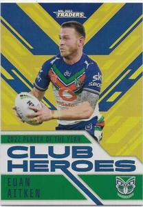 2023 Nrl Traders Club Heroes Gold (CHG29) Euan AITKEN Warriors 05/40 - Picture 1 of 2