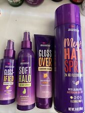 Aussie Gloss over-soft Halo-glossing Spritz-hair Spray 4/pack Asst Look At Pics