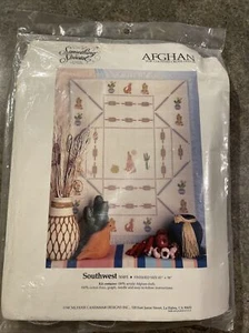 Candamar Designs Afghan Cross Stitch Southwest 50491 45”x58” (Sealed) - Picture 1 of 5