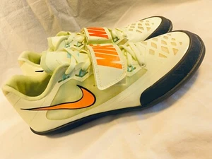 NIKE Zoom SD 4 Track & Field Throwing Shoes Barely Volt Hyper 685135-700 Men 9.5 - Picture 1 of 19