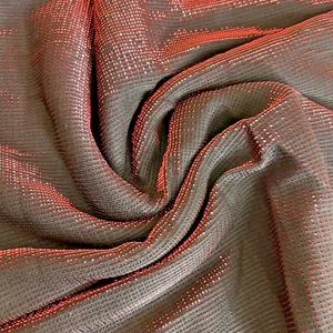 Jersey retro vintage brillante W 95 cm L 200 cm negro/rojo en muy buena condición raro - Imagen 1 de 12