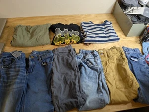 Jungen Gr. 10-12 Schulkleidung Paket 6 Jeans 3 Shirts Batman Hosen Sommer Winter - Bild 1 von 16